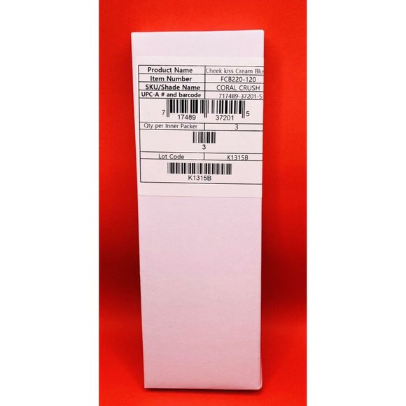 3x Milani Cheek Kiss Cream Blush CORAL CRUSH FCB220-120, 0.21 oz Each - Picture 5 of 7